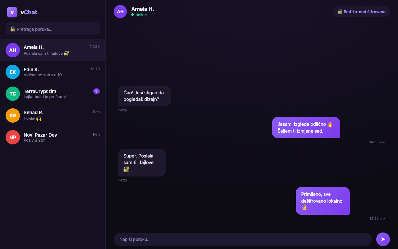 vChat screenshot